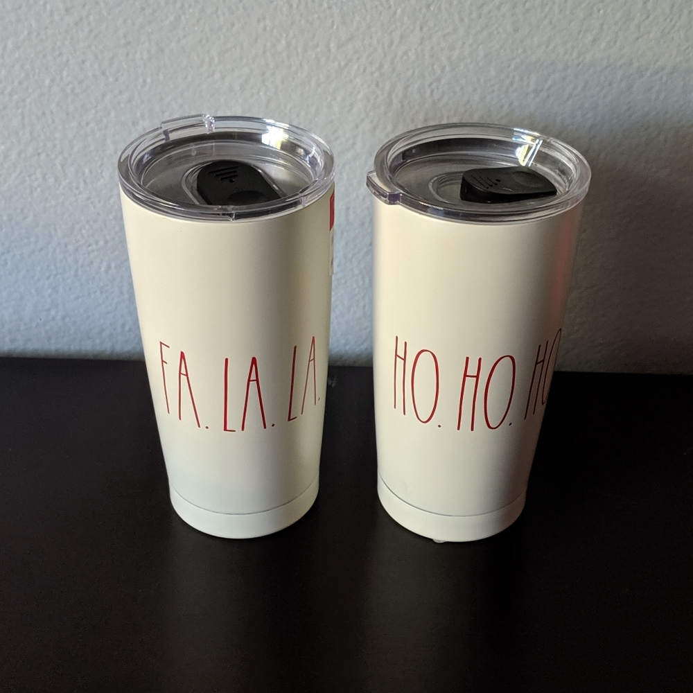 RAE DUNN Holiday Insulated Tumbler Set of 2